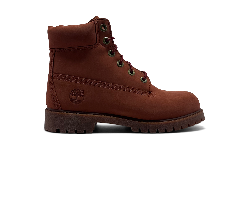 Timberland 6 Inch Dark Red Nubuck (Kids)