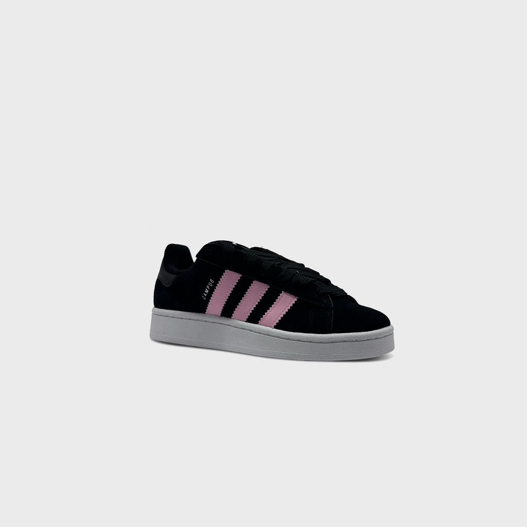 Adidas Campus 00s Black Pink Sneaker schwarz rosa schräg von vorne
