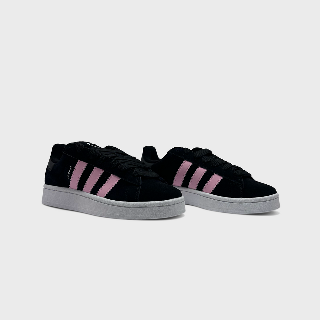 Adidas Campus 00s Black Pink Sneaker schwarz rosa Paar schräg von vorne
