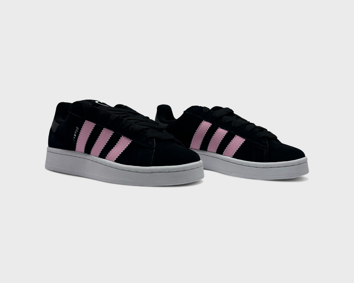 adidas Campus 00s Black Pink Sneaker schwarz rosa Paar schräg von vorne