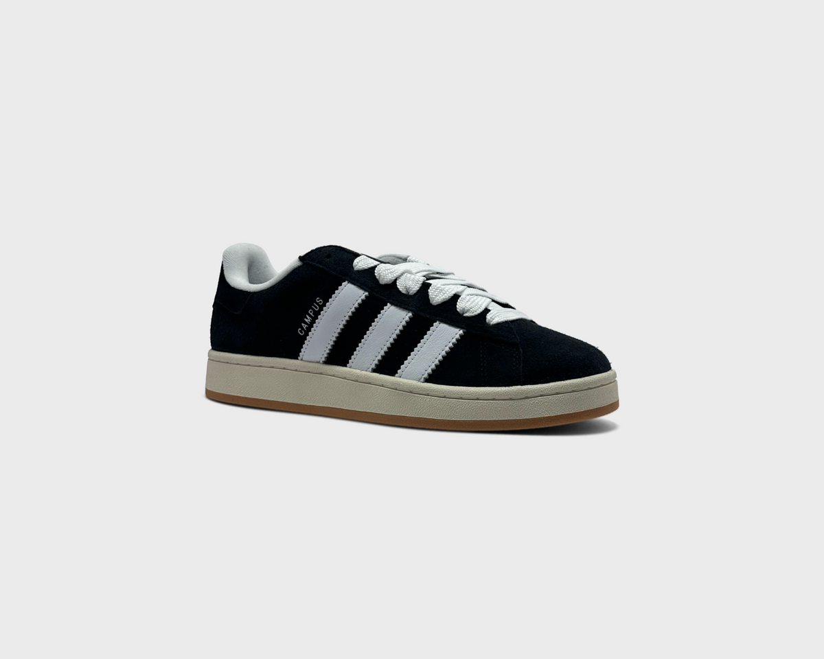 adidas Campus 00s Black White Sneaker schwarz weiß schräg von vorne