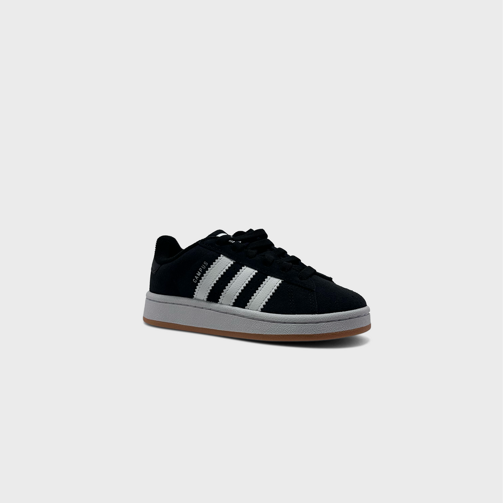 Adidas Campus 00s Black White Kids Sneaker schwarz weiß schräg von vorne
