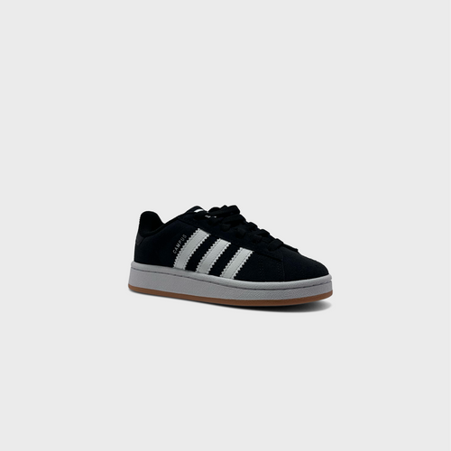 Adidas Campus 00s Black White Kids Sneaker schwarz weiß schräg von vorne
