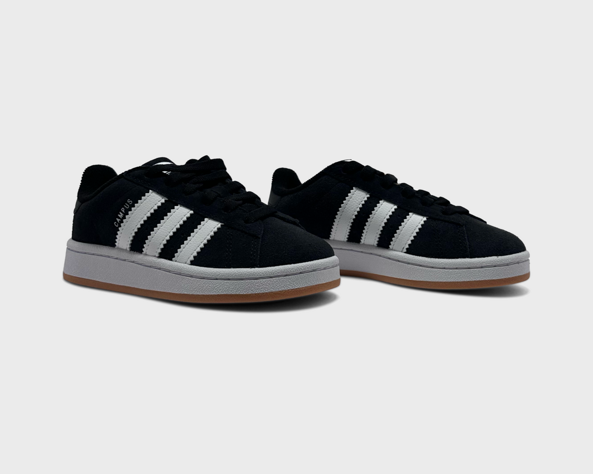 adidas Campus 00s Black White Kids Sneaker schwarz weiß Paar schräg von vorne