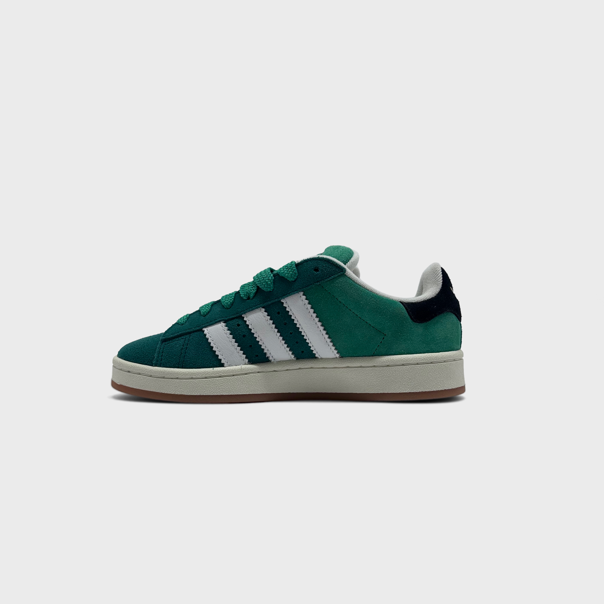 Adidas Campus 00s Dark Green Sneaker dunkelgrün Innenseite Seitenansicht
