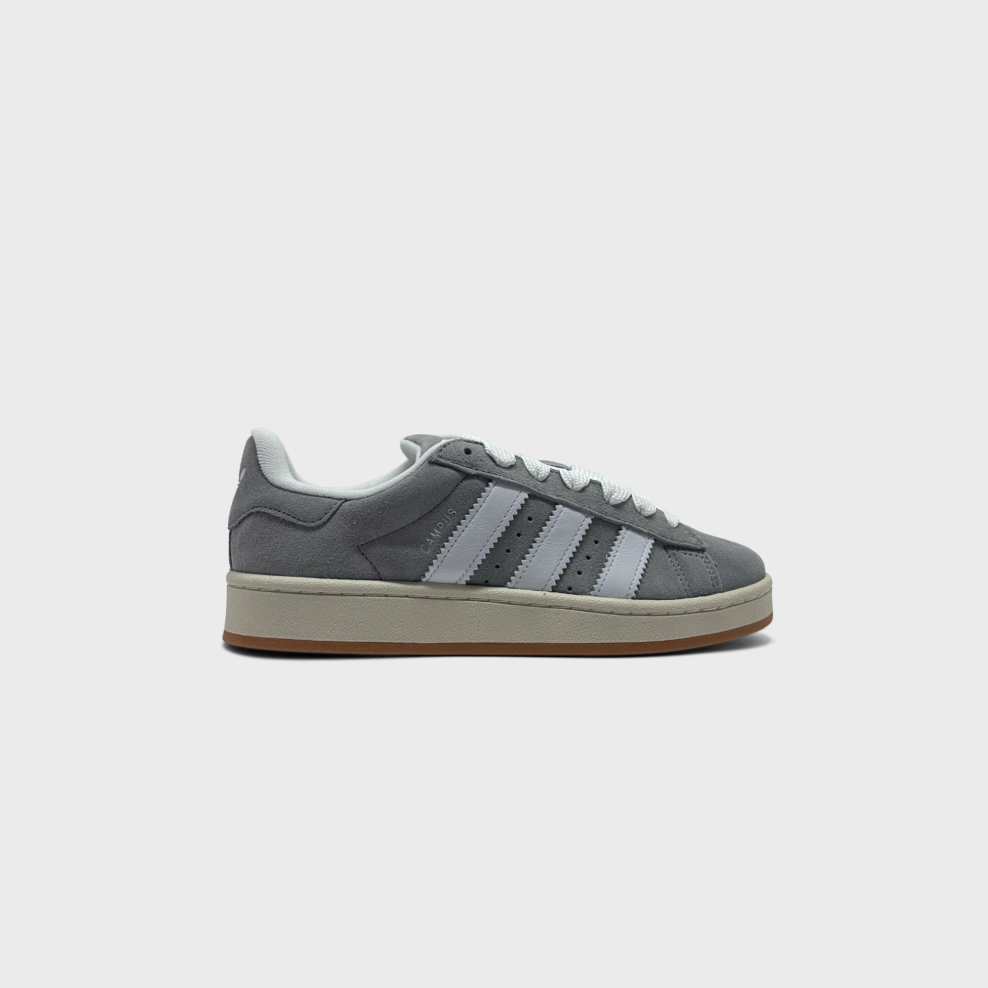 Adidas Campus 00s Grey White Sneaker grau weiß Außenseite Seitenansicht
