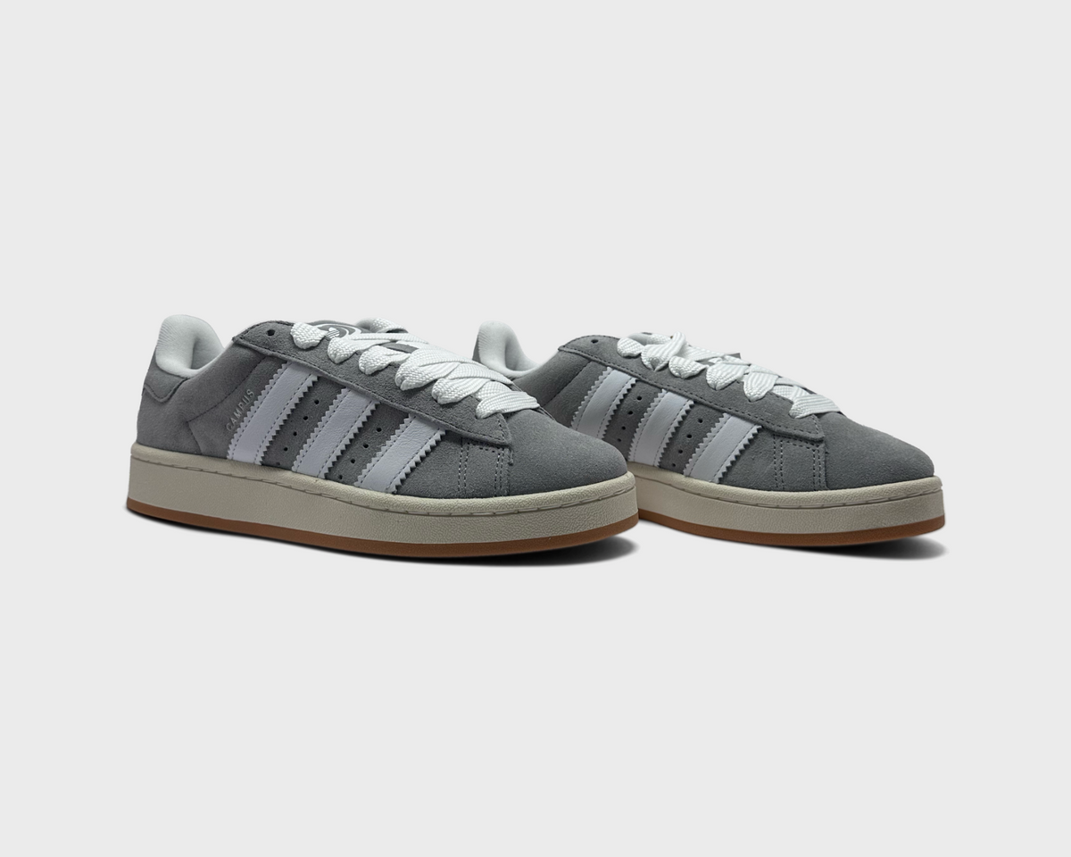 adidas Campus 00s Grey White Sneaker grau weiß Paar schräg von vorne