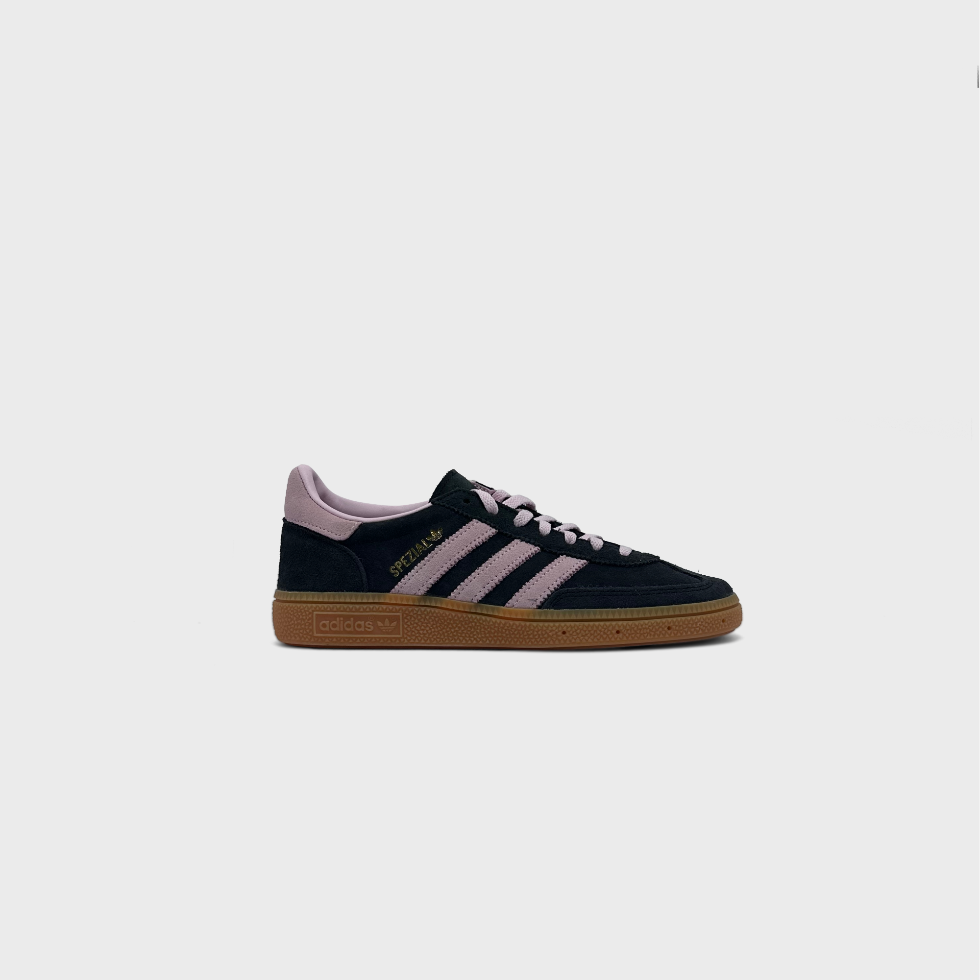Adidas Handball Spezial Black Pink Sneaker schwarz rosa Außenseite Seitenansicht
