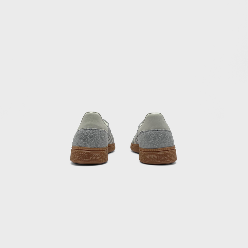 Adidas Handball Spezial Grey White Sneaker grau weiß Sneaker Paar Rückansicht
