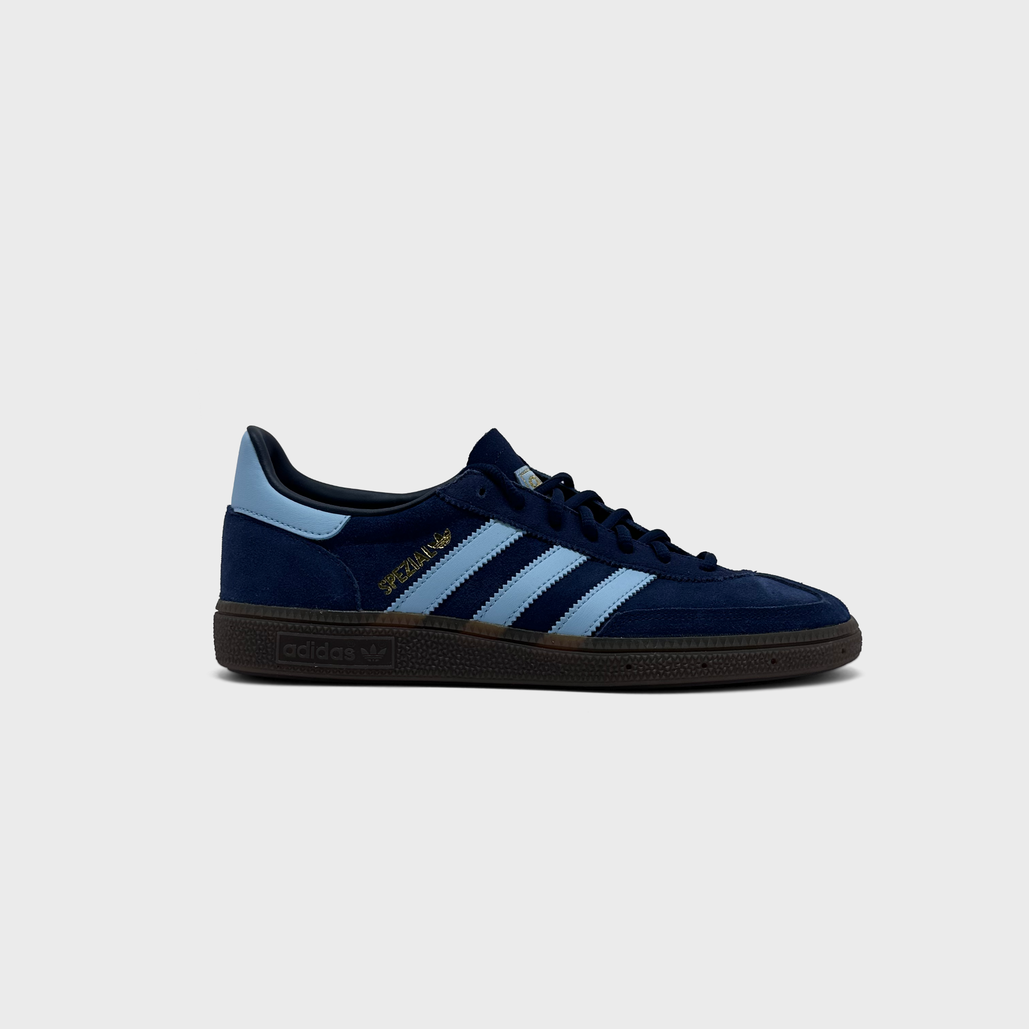 Adidas Handball Spezial Navy Blue Sneaker dunkelblau Außenseite Seitenansicht
