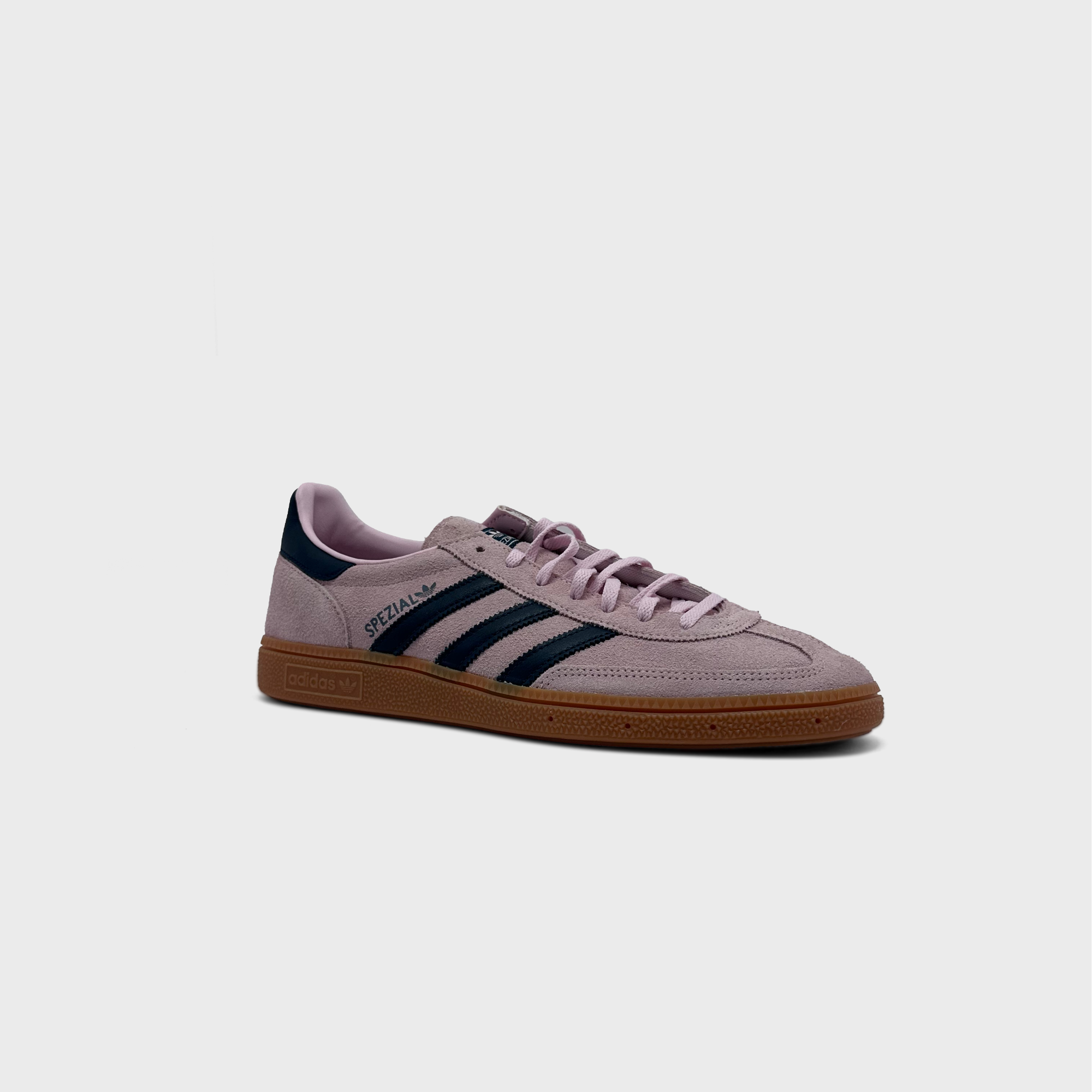 Adidas Handball Spezial Pink Black Sneaker rosa schwarz schräg von vorne
