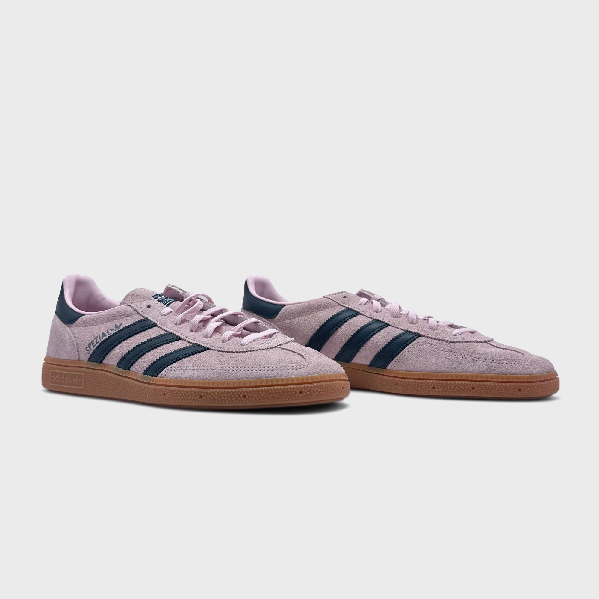 Adidas Handball Spezial Pink Black Sneaker rosa schwarz Paar schräg von vorne
