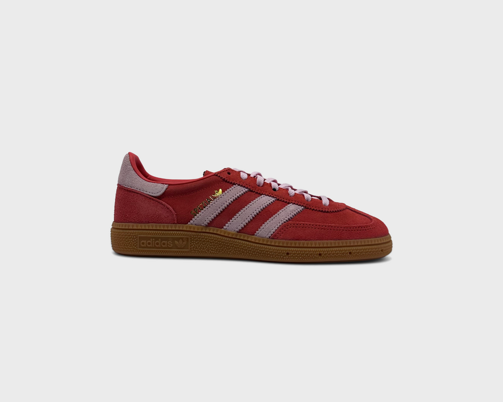 adidas Handball Spezial Red Pink Sneaker rot rosa Außenseite Seitenansicht