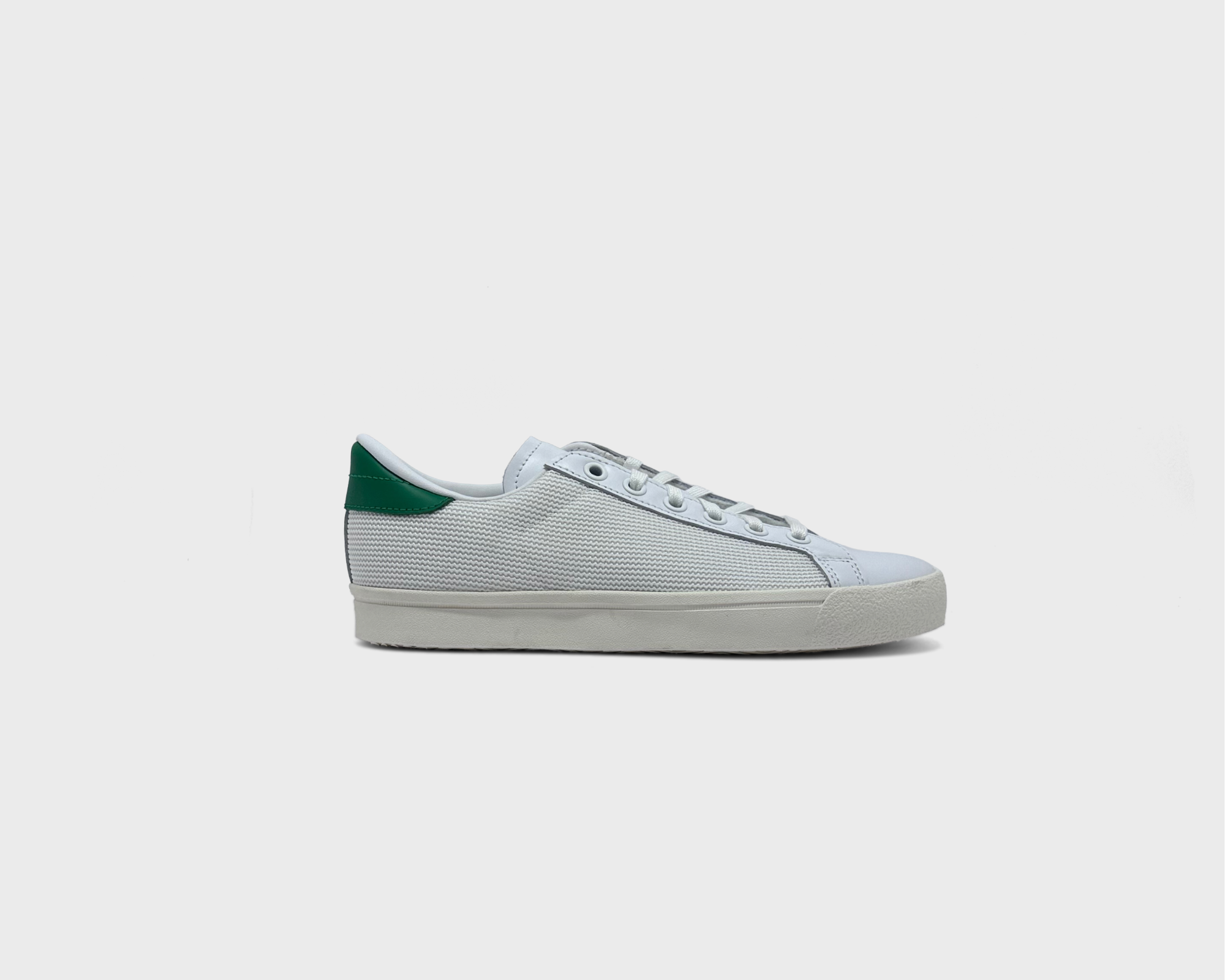 Adidas Rod Laver Vintage White Green Sneaker weiß grün Außenseite Seitenansicht
