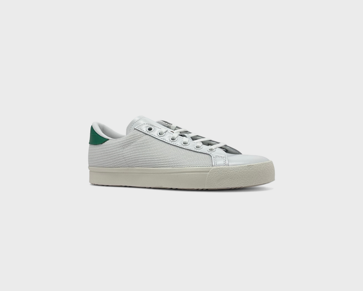 adidas Rod Laver Vintage White Green Sneaker weiß grün schräg von vorne