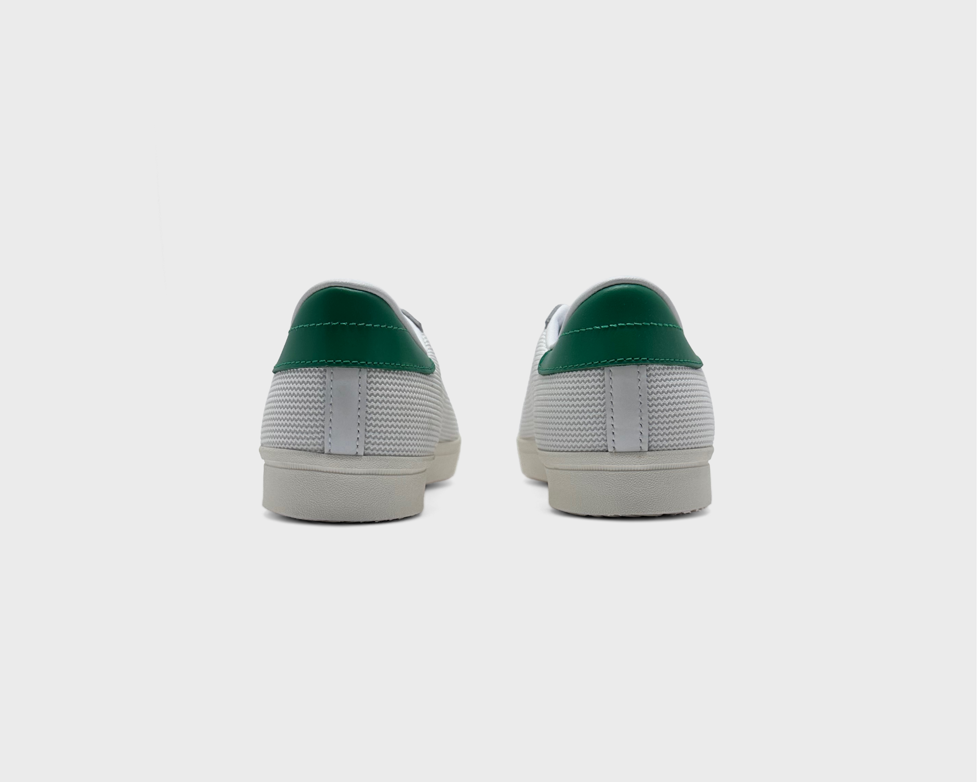 Adidas Rod Laver Vintage White Green Sneaker weiß grün Sneaker Paar Rückansicht
