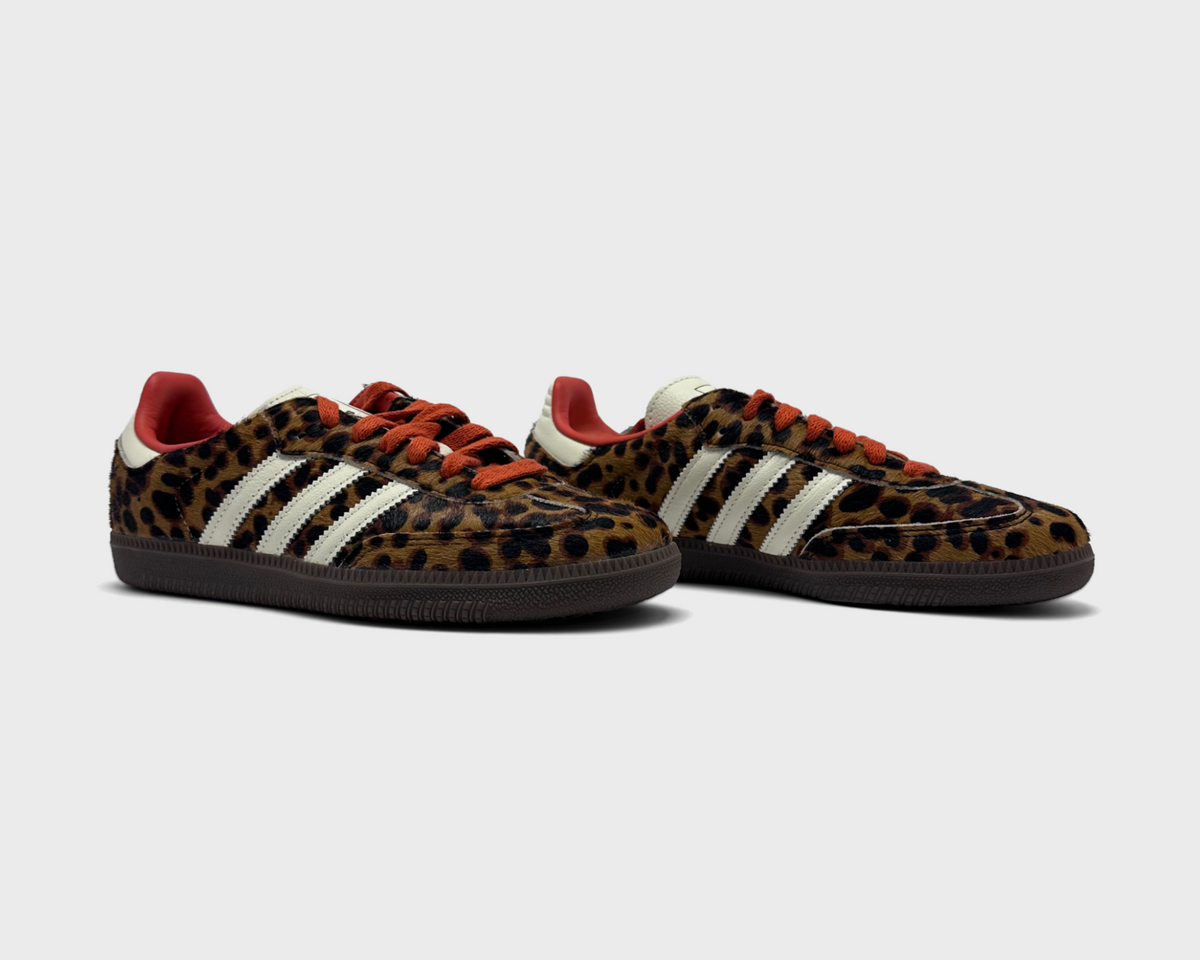 adidas Samba OG Leopard Sneaker leopard Paar schräg von vorne