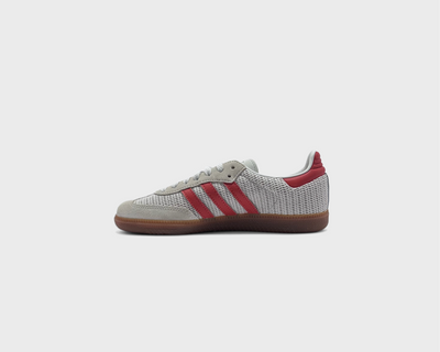 Adidas Samba OG White Red Sneaker weiß rot Innenseite Seitenansicht
