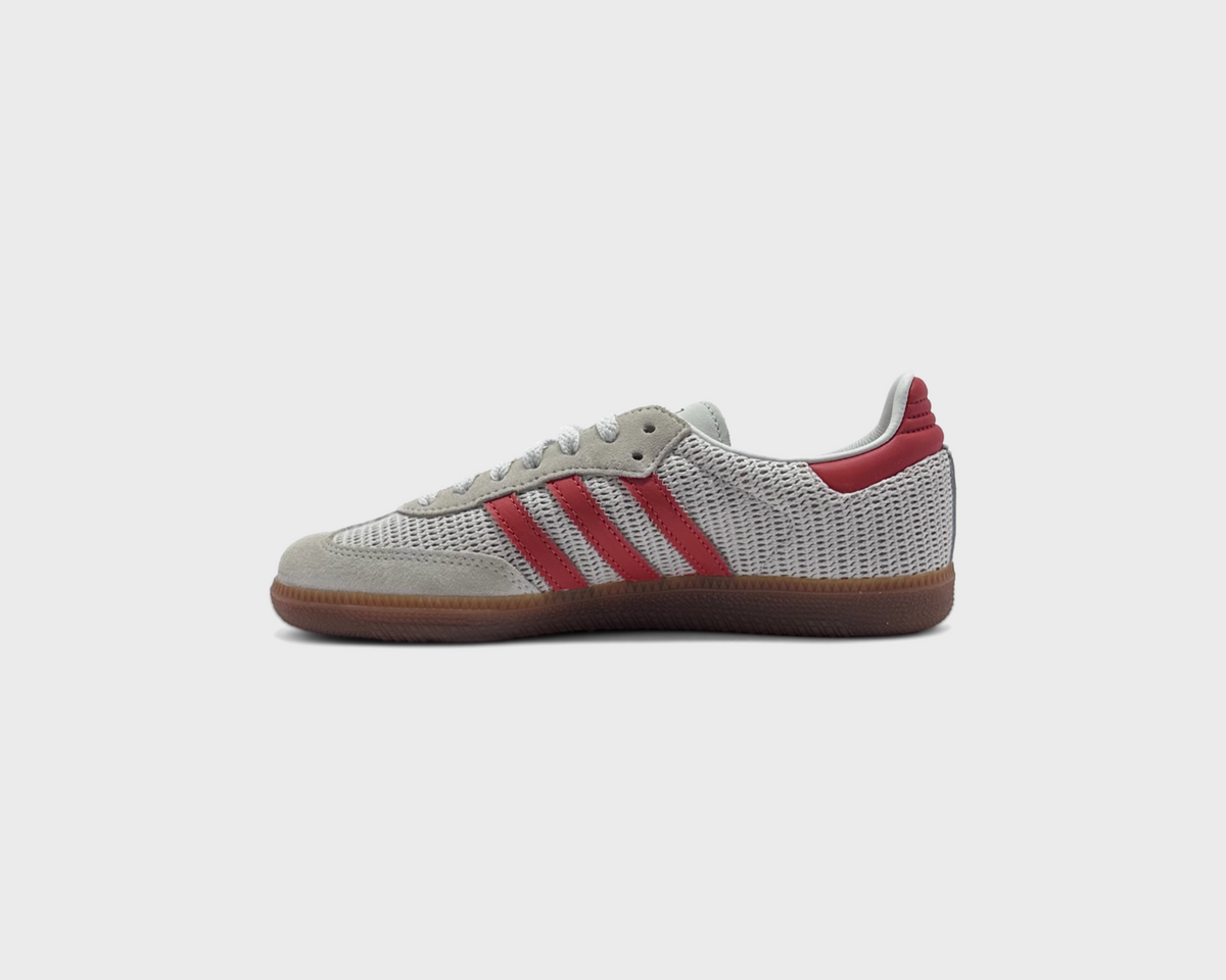 adidas Samba OG White Red Sneaker weiß rot Innenseite Seitenansicht