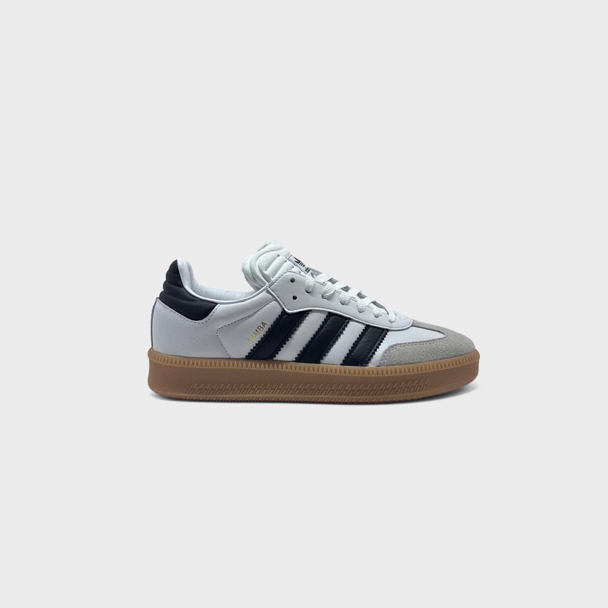 Adidas Samba XLG White Black Sneaker weiß schwarz Außenseite Seitenansicht
