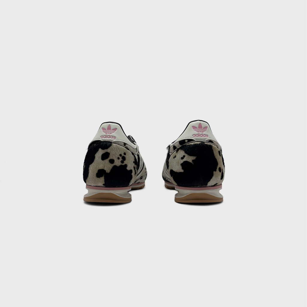 Adidas SL 72 OG Cow Print Sneaker schwarz weiß Kuhmuster Innenseite Seitenansicht
