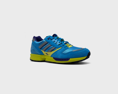 Adidas ZX8000 Blue Green Sneaker blau grün schräg von vorne

