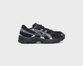 Asics Gel-1130 Black Pure Silver Sneaker schwarz silber Außenseite Seitenansicht