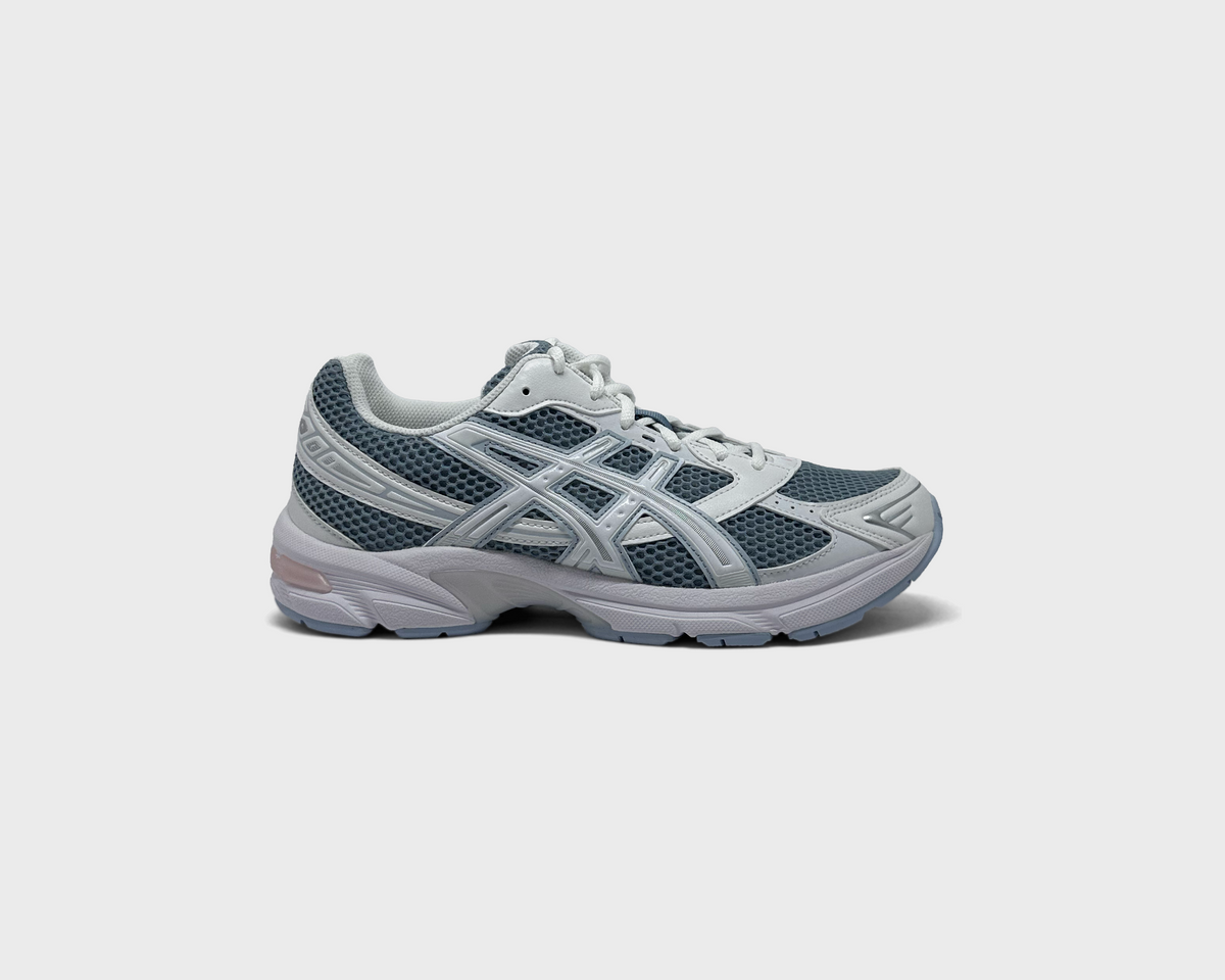 Asics Gel-1130 Slate Blue White Sneaker blaugrau weiß Außenseite Seitenansicht