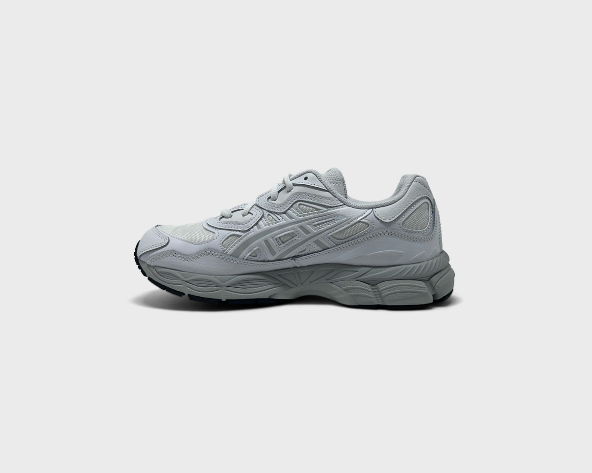 Asics Gel-NYC White Glacier Grey Sneaker weiß grau Innenseite Seitenansicht