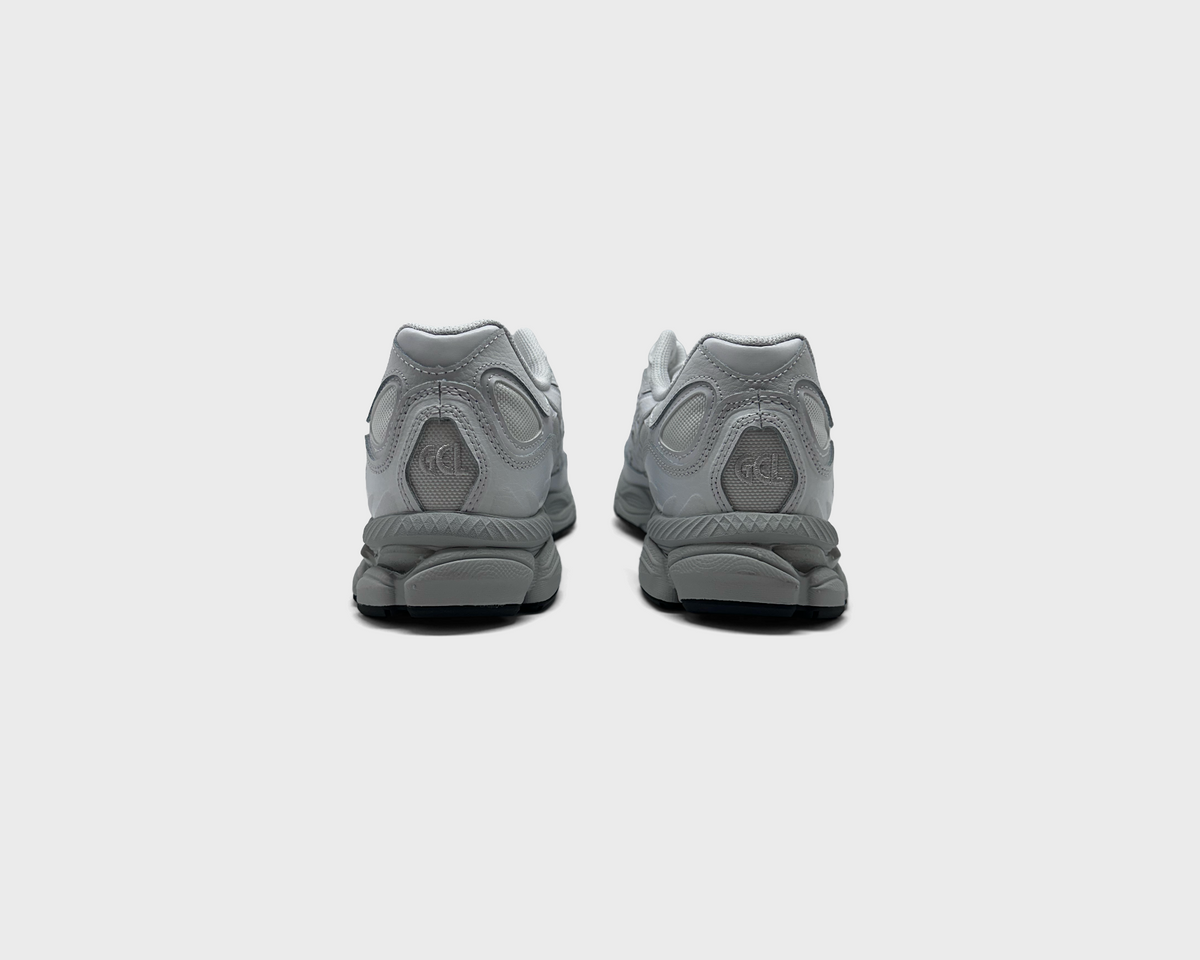Asics Gel-NYC White Glacier Grey Sneaker weiß grau Paar Rückansicht