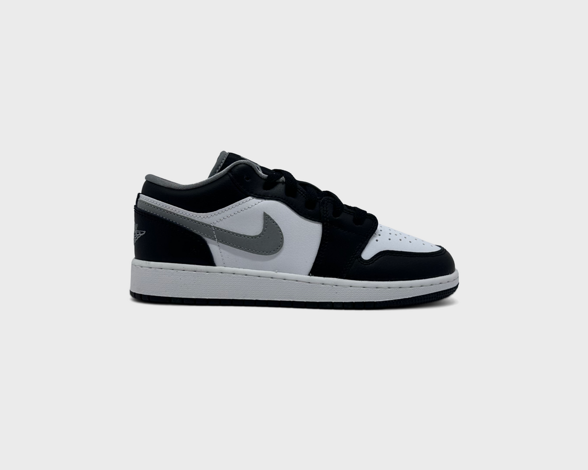 Nike Air Jordan 1 Low Black White Grey Sneaker schwarz weiß grau Außenseite Seitenansicht