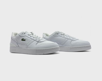Lacoste T-Clip Set White Sneaker weiß Paar schräg von vorne

