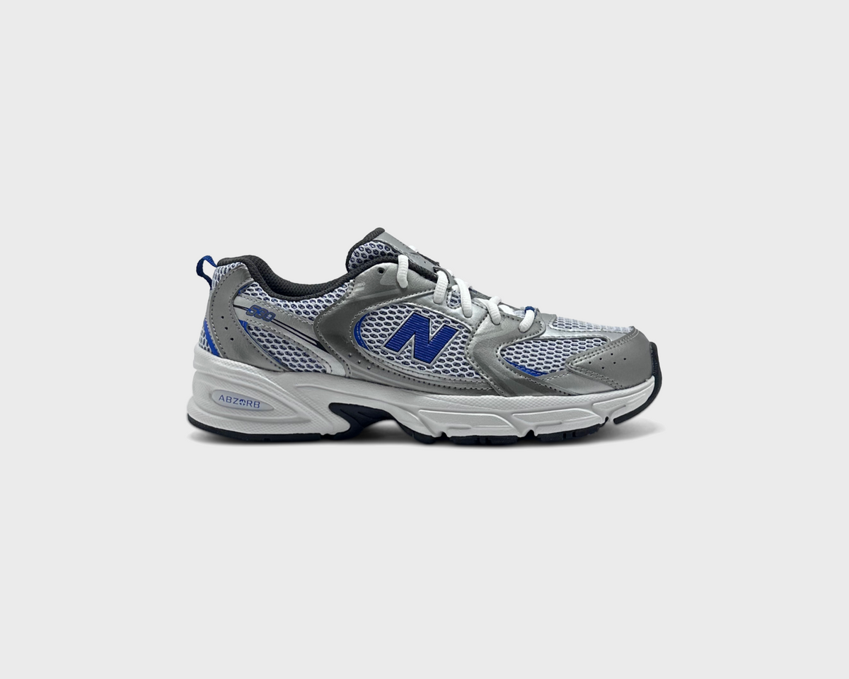 New Balance 530 Silver Blue Kids Sneaker silber blau Außenseite Seitenansicht
