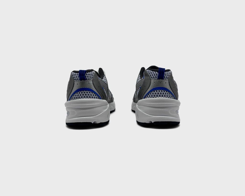 New Balance 530 Silver Blue Kids Sneaker silber blau Paar Rückansicht