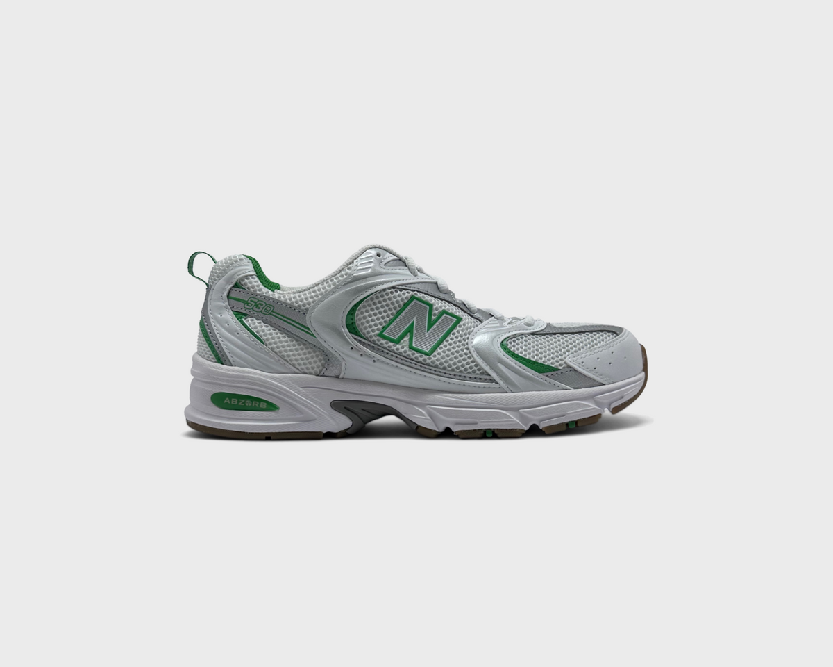 New Balance 530 Silver Green Sneaker silber grün Außenseite Seitenansicht