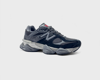 New Balance 9060 Black Grey Sneaker schwarz grau schräg von vorne
