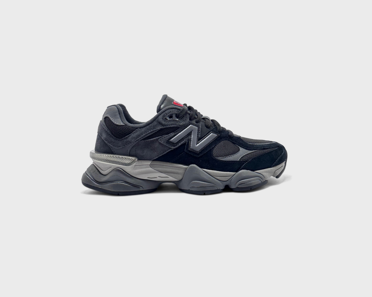 New Balance 9060 Black Grey Sneaker schwarz grau Außenseite Seitenansicht