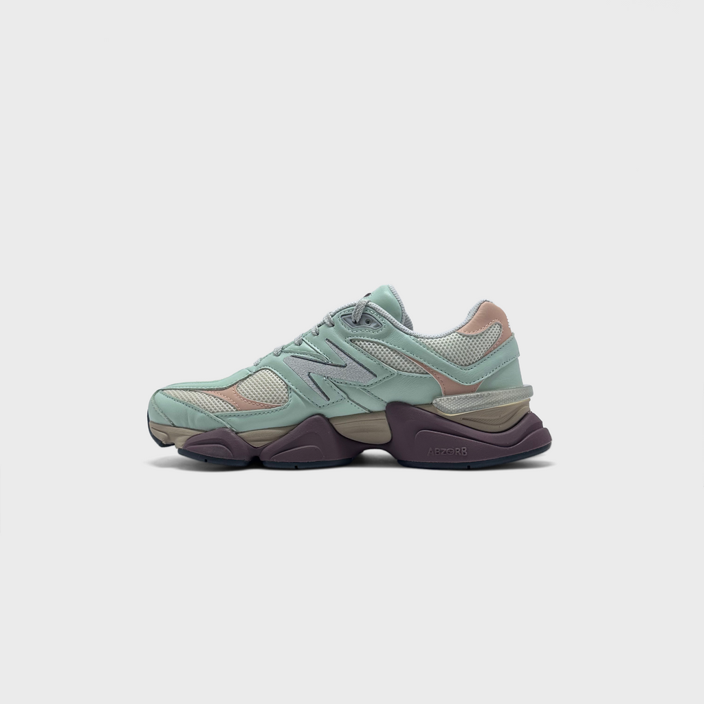 New Balance 9060 Green Brown Sneaker grün braun Innenseite Seitenansicht
