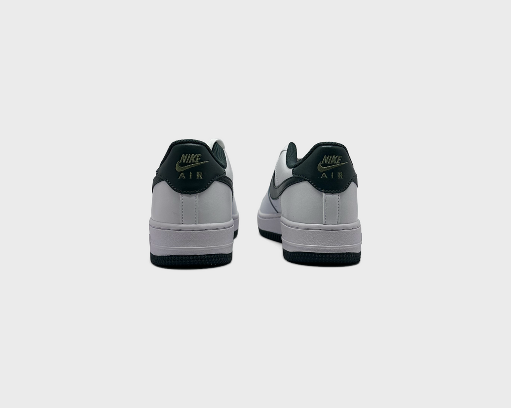 Nike Air Force 1 White Vintage Green Kids Sneaker weiß grün Paar Rückansicht