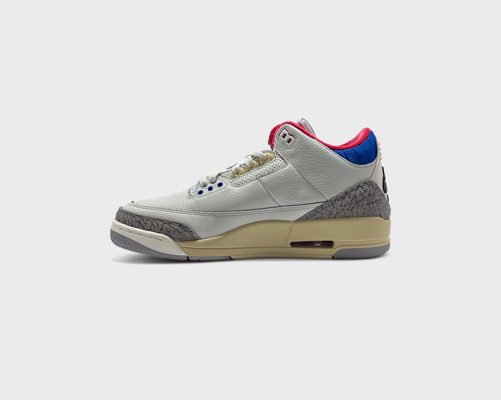 Nike Air Jordan 3 Retro OG Seoul 2.0 Sneaker weiß grau Innenseite Seitenansicht