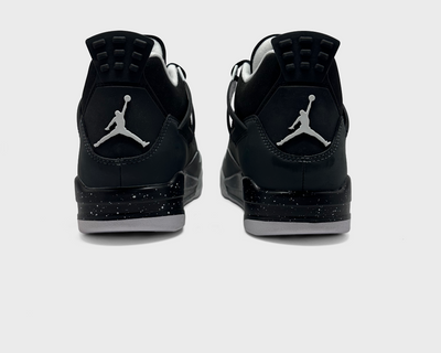 Nike Air Jordan 4 SE Fear Sneaker grau schwarz Sneaker Paar Rückansicht
