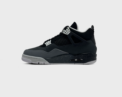 Nike Air Jordan 4 SE Fear Sneaker grau schwarz Innenseite Seitenansicht
