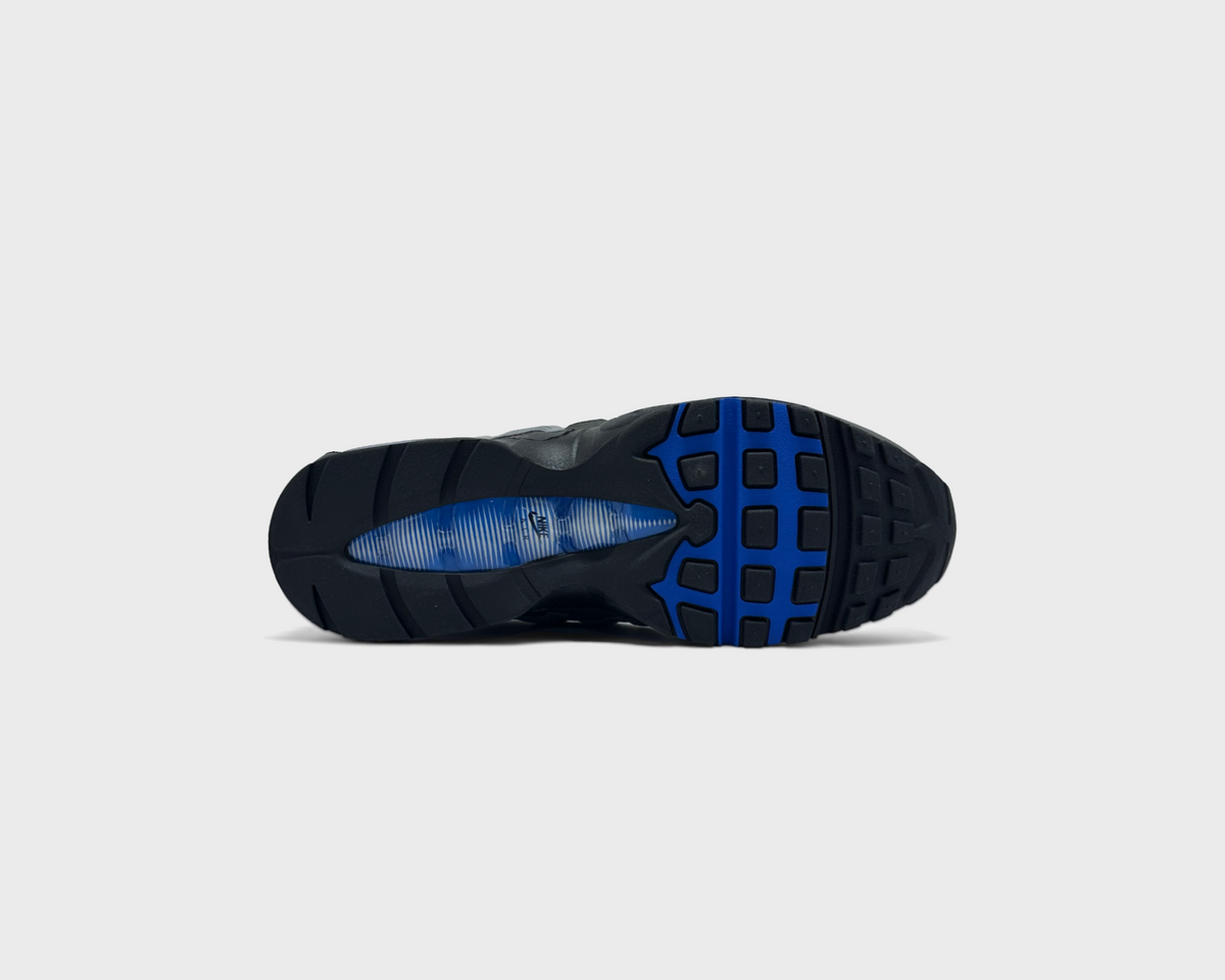 Nike Air Max 95 Blue Spark Sneaker schwarz grau blau Sohle Unterseite
