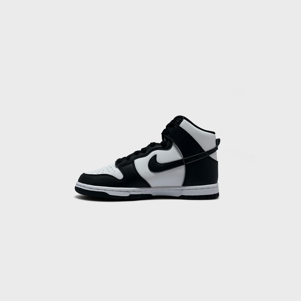Nike Dunk High Next Nature Panda Sneaker schwarz weiß Innenseite Seitenansicht
