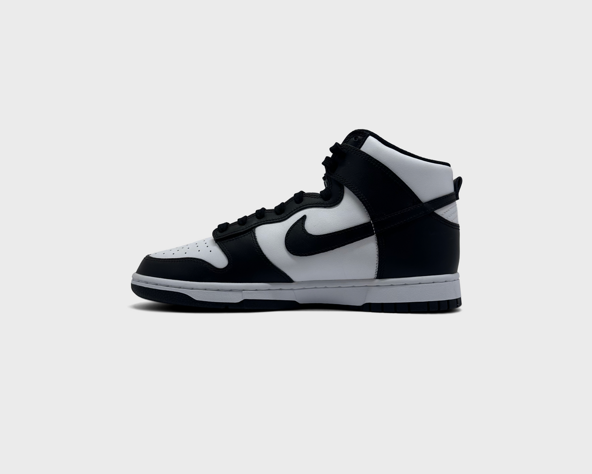 Nike Dunk High Panda Sneaker schwarz weiß Innenseite Seitenansicht