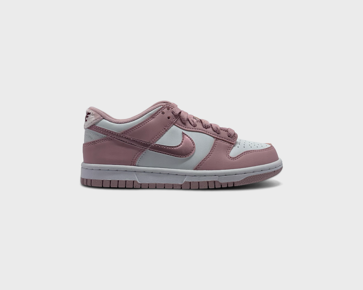 Nike Dunk Low Pink White Kids Sneaker rosa weiß Außenseite Seitenansicht
