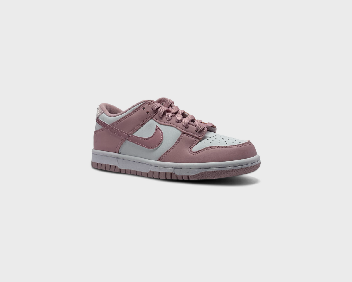 Nike Dunk Low Pink White Kids Sneaker rosa weiß schräg von vorne