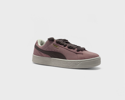Puma Sude Pink Brown Sneaker pink braun schräg von vorne