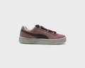 Puma Suede Pink Brown Sneaker pink braun Außenseite Seitenansicht