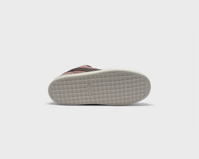 Puma Suede Pink Brown Sneaker pin braun Sohle Unterseite
